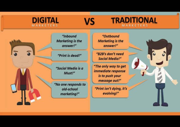What is Difference Between Traditional and Digital Marketing?