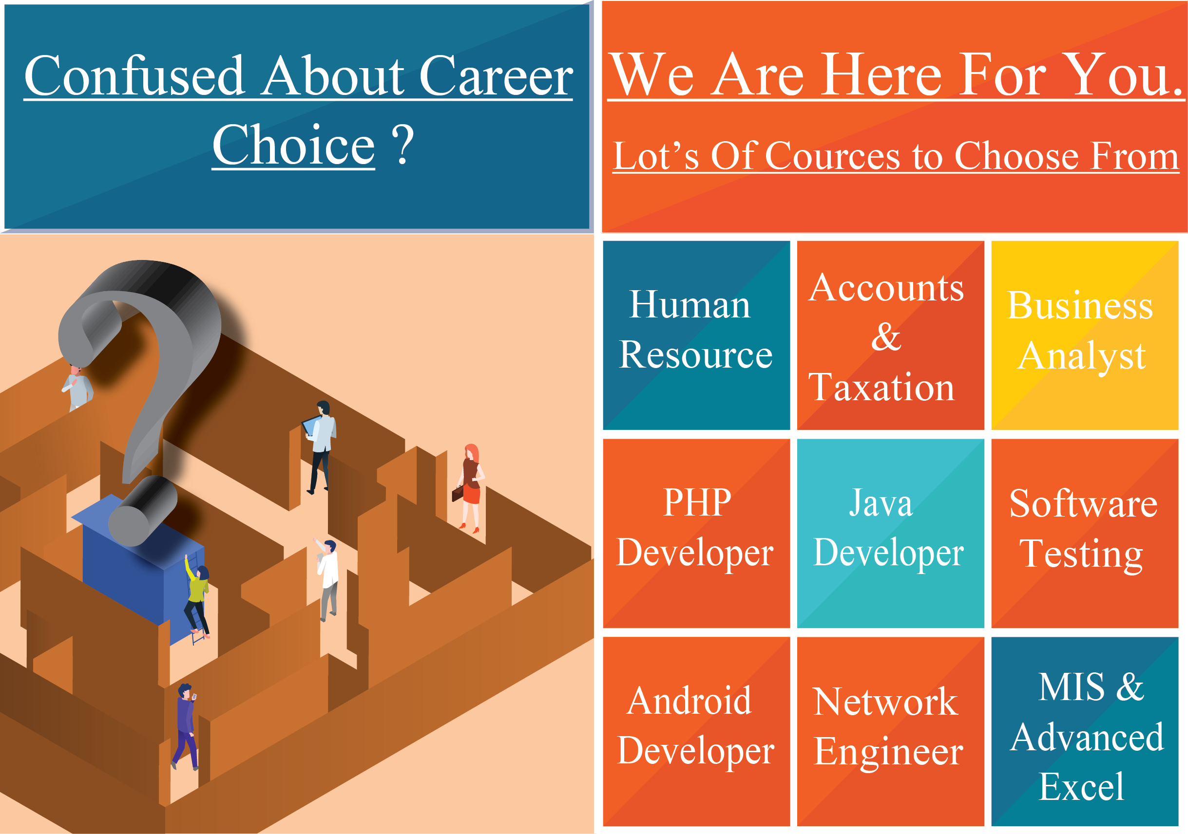 Confused about career choices-choose best courses